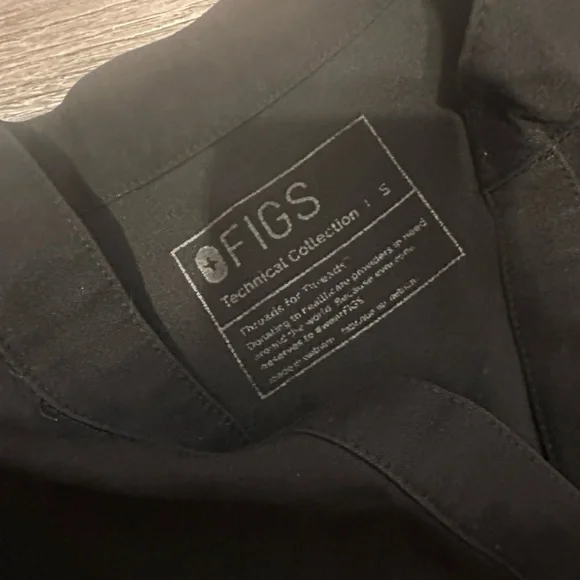 Figs women Technical Collection Black Top - Picture 2 of 2